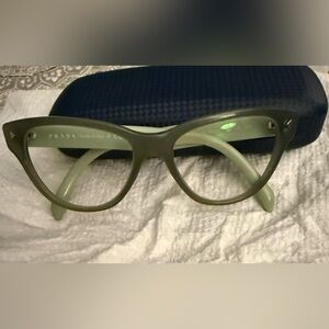Prada Olive Green Eyewear